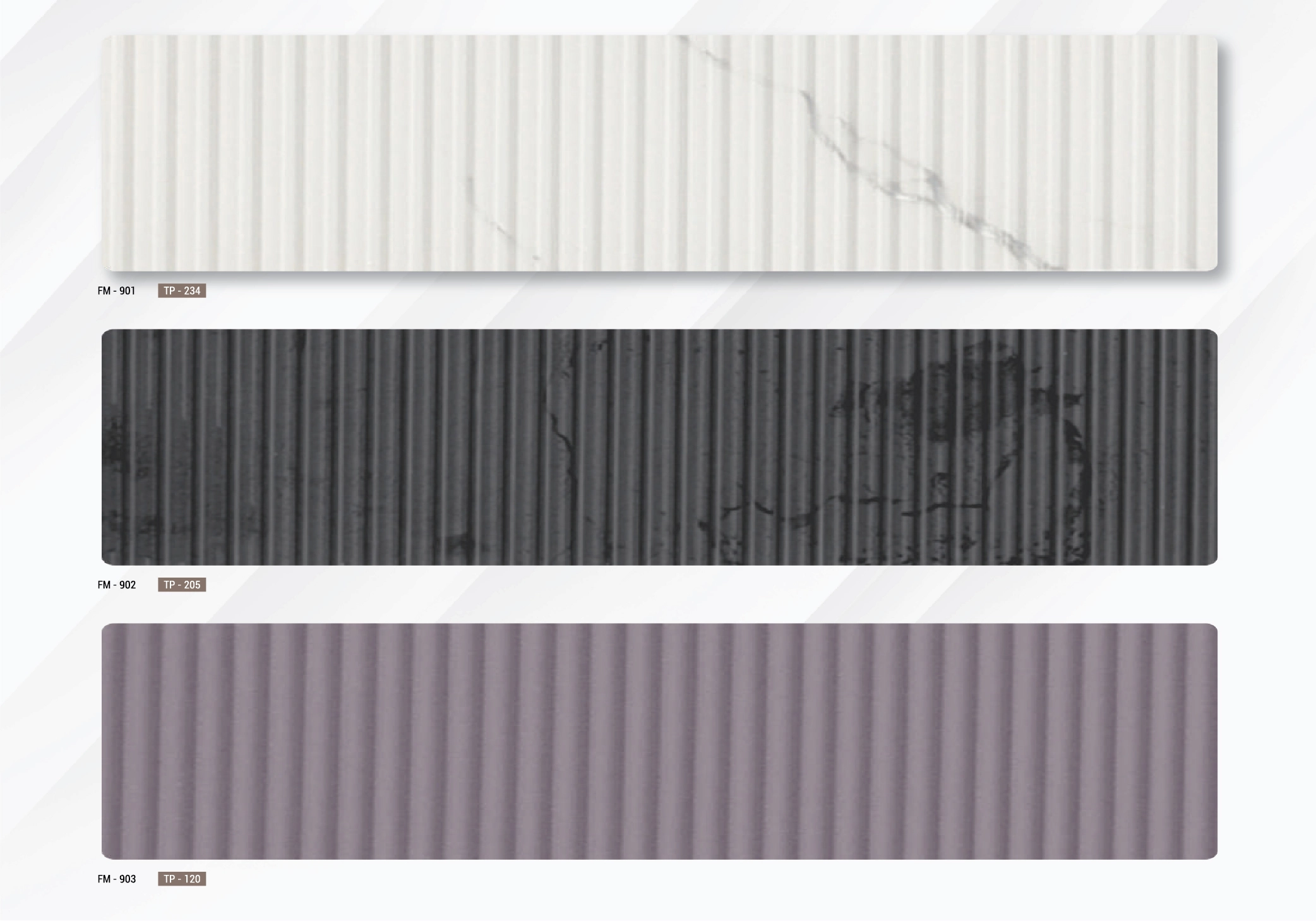 fluted