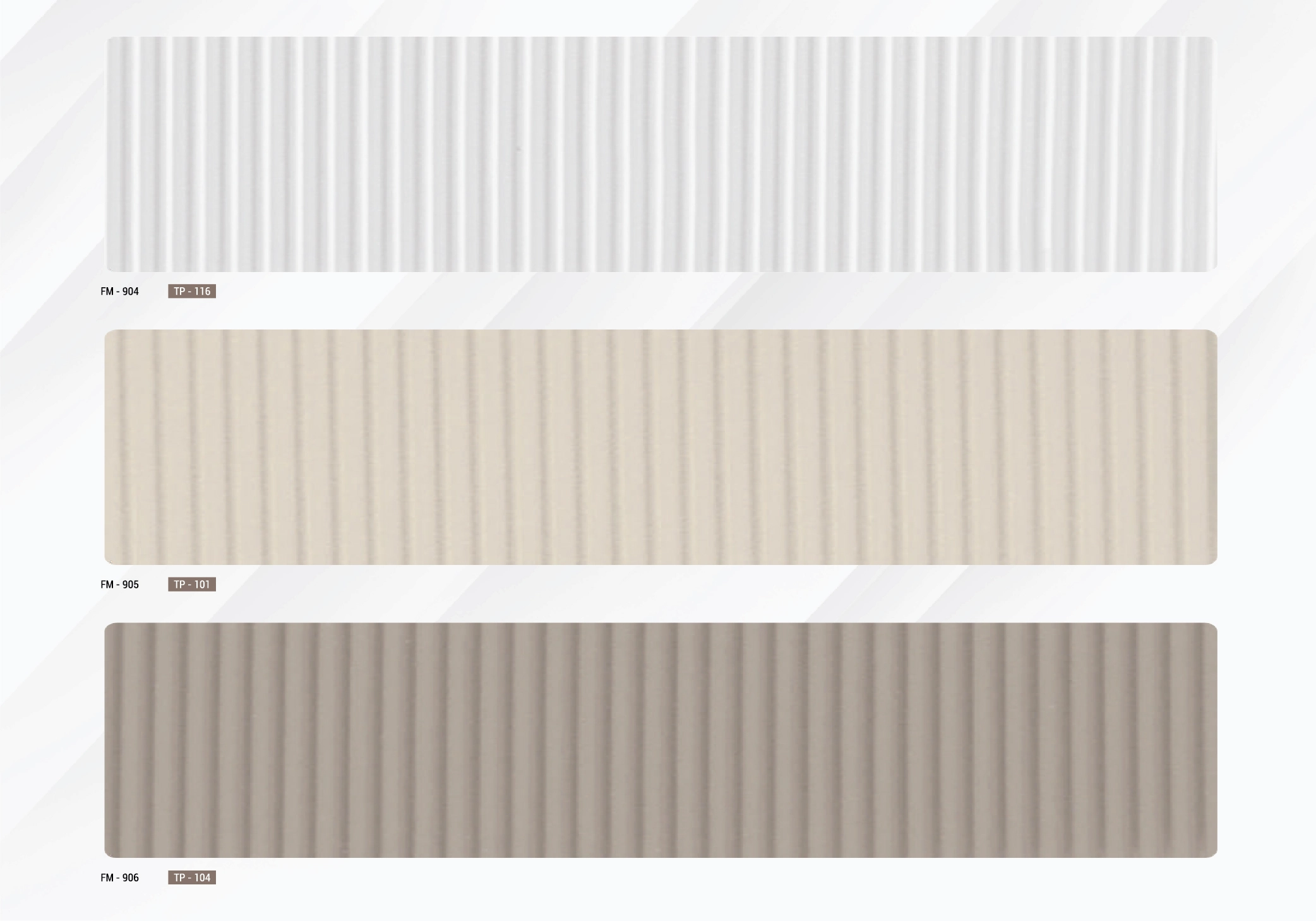 fluted