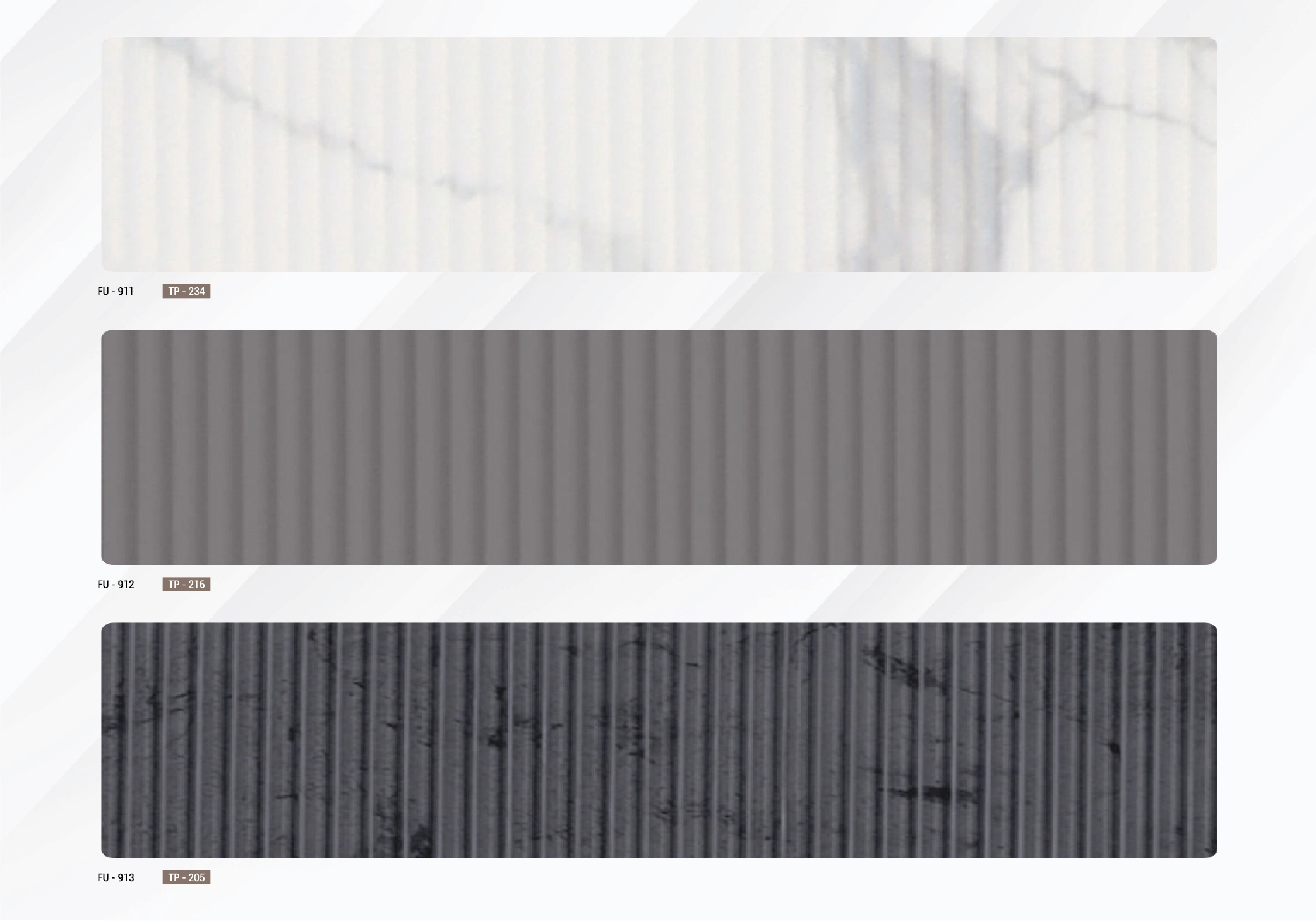 fluted