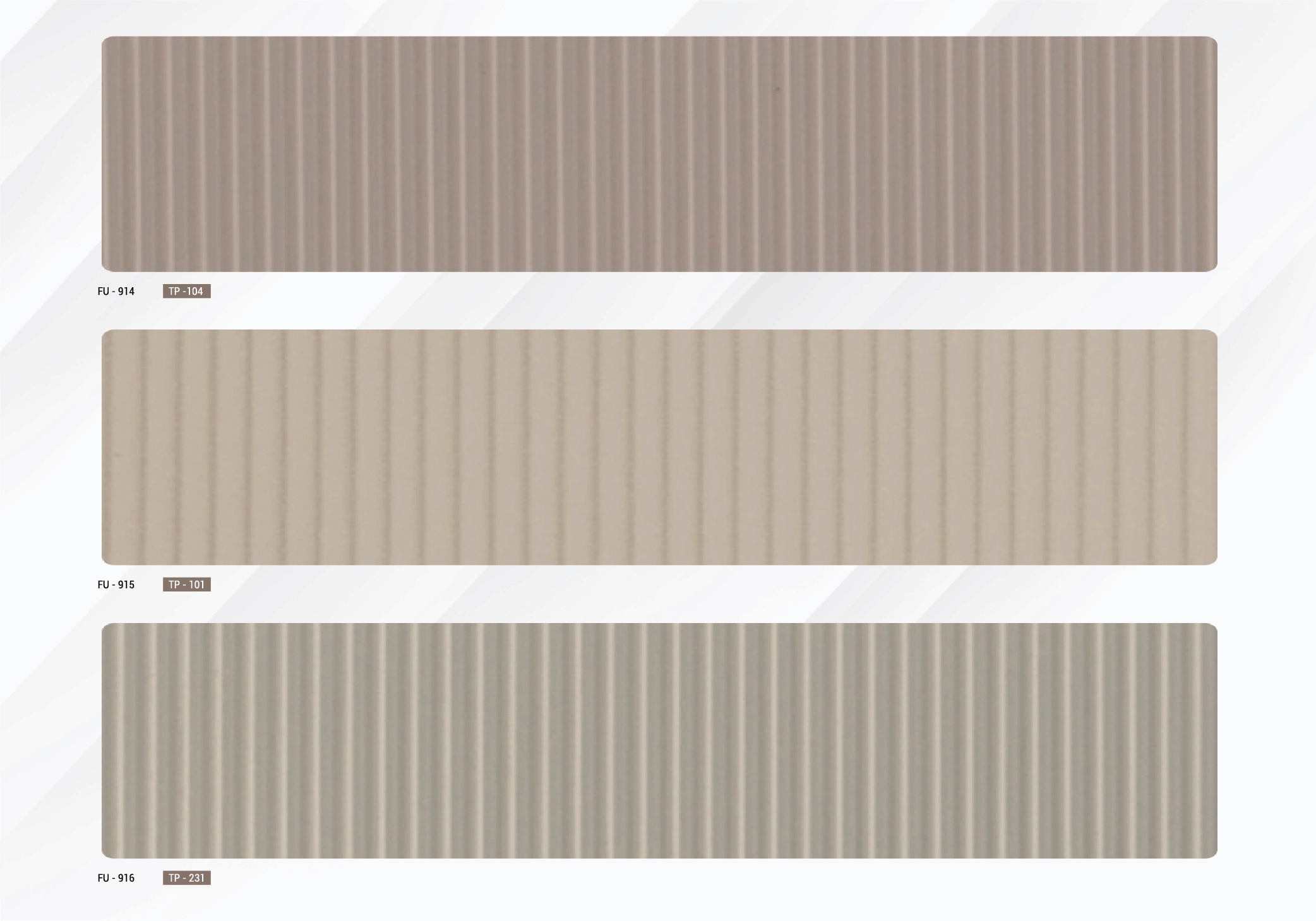 fluted